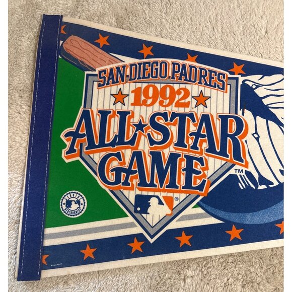 1992 San Diego Padres All-Star Game Pennant By Wincraft - Picture 2 of 7